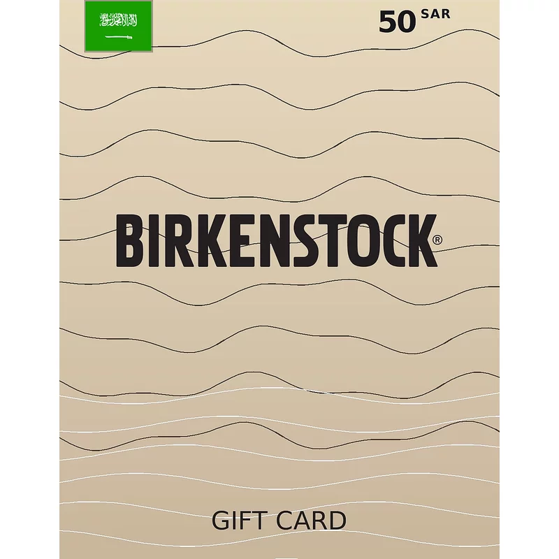 Buy Birkenstock Gift Card 50 SAR SAUDI ARABIA - Instant Delivery | Aussui