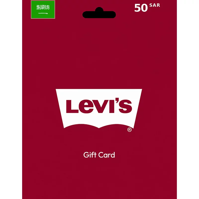Buy Levi's Gift Card 50 SAR SAUDI ARABIA - Instant Delivery | Aussui