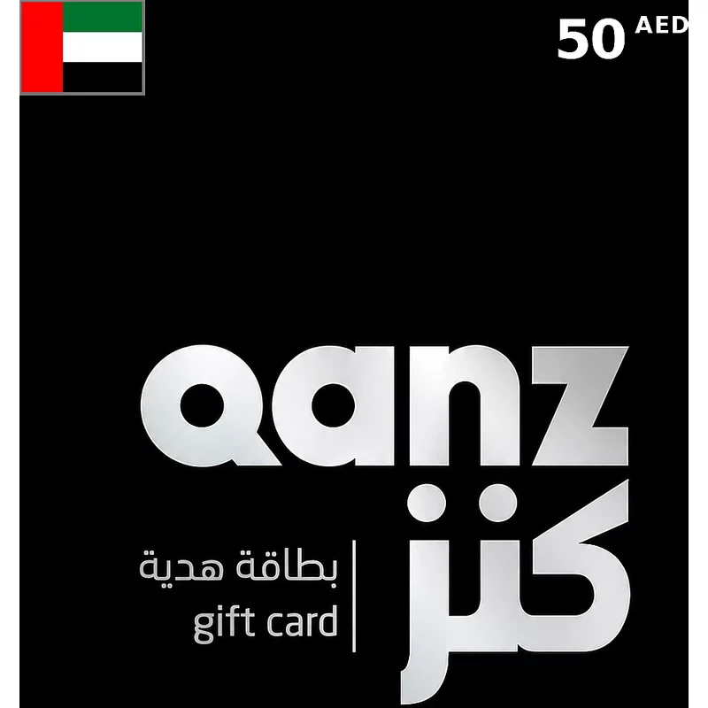 Buy Qanz Gift Card 50 AED UNITED ARAB EMIRATES - Instant Delivery | Aussui