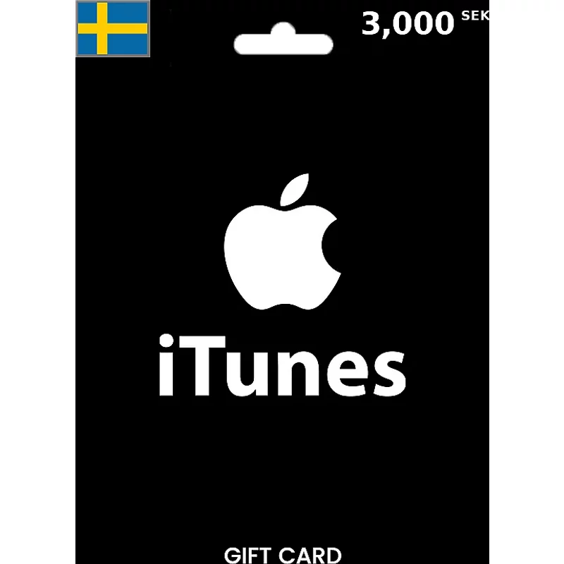 Apple iTunes Gift Card 3000 SEK (Sweden) – Code | Aussui