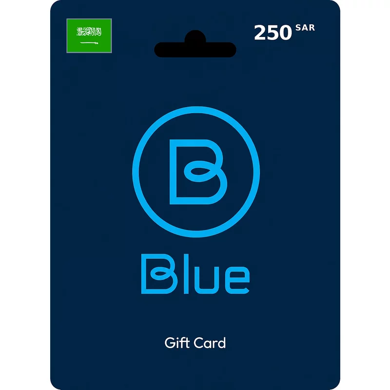 Blue Prepaid Gift Card 250 SAR (KSA) – Instant Code | Aussui