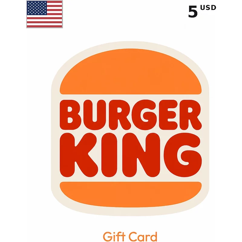 Buy Burger King Gift Card 5 USD UNITED STATES - Instant Delivery | Aussui