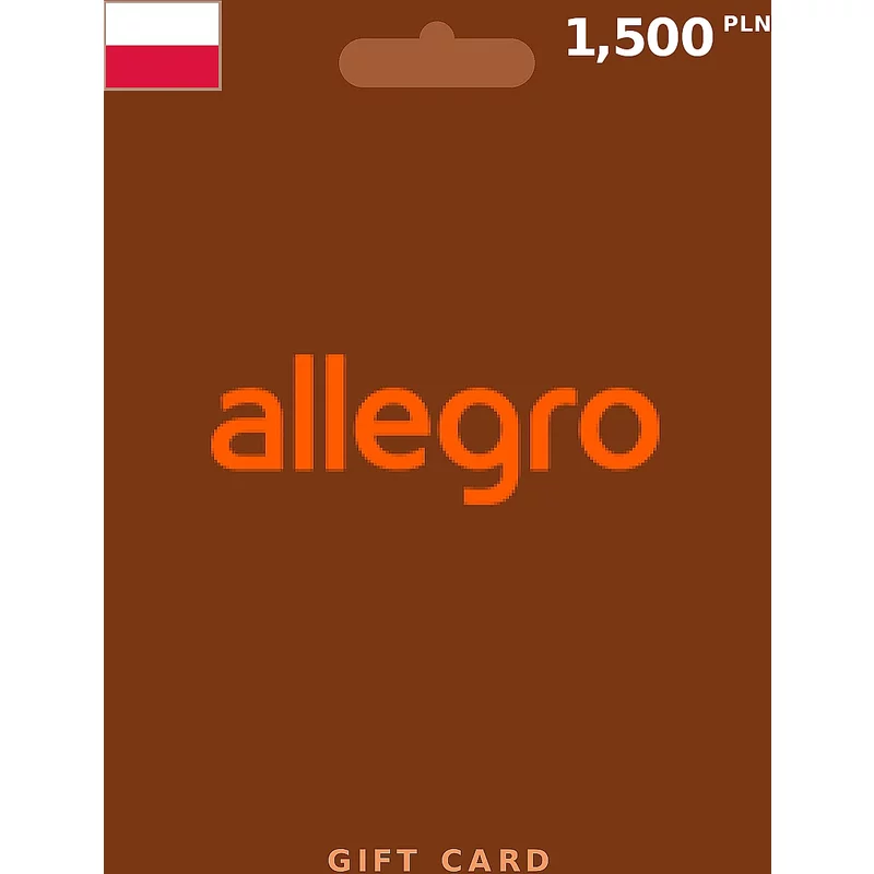 Buy Allegro Gift Card 1500 PLN POLAND - Instant Delivery | Aussui