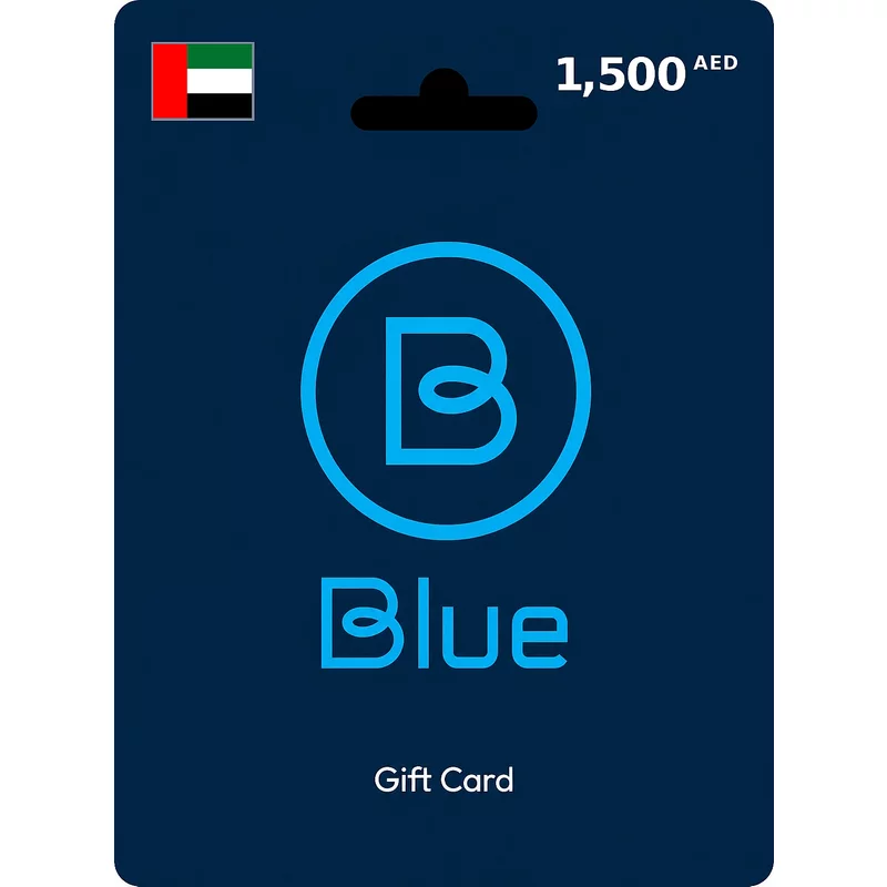 Buy Blue Prepaid Card Gift Card 1500 AED UNITED ARAB EMIRATES - Instant Delivery | Aussui