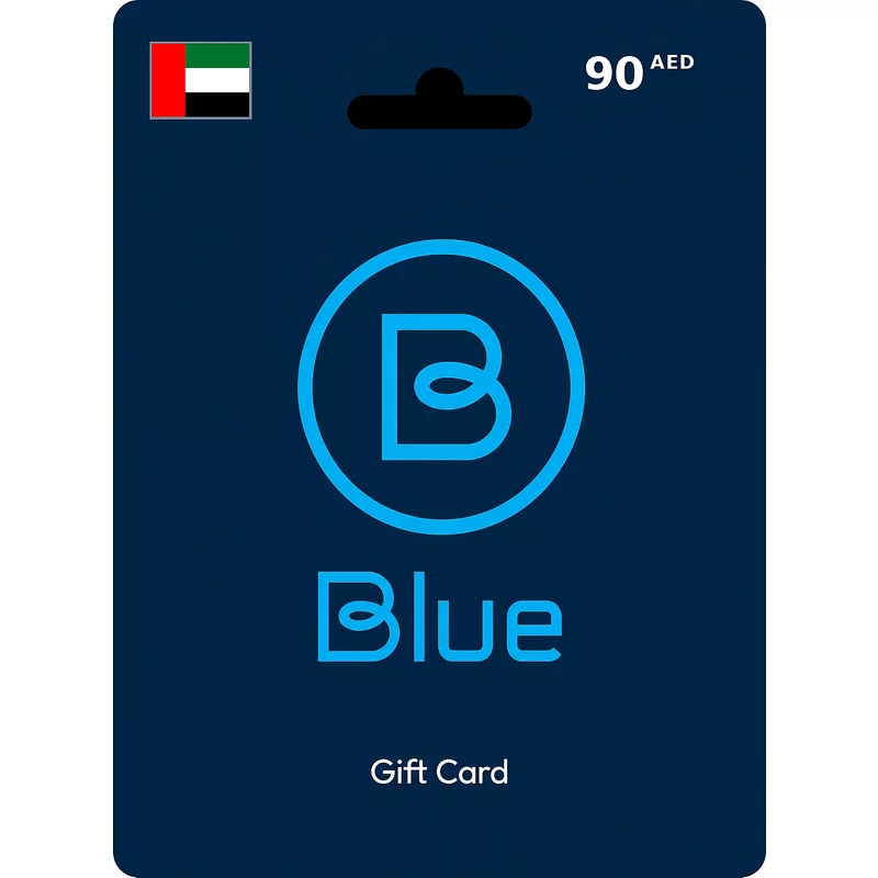 Buy Blue Prepaid Card Gift Card 90 AED UNITED ARAB EMIRATES - Instant Delivery | Aussui