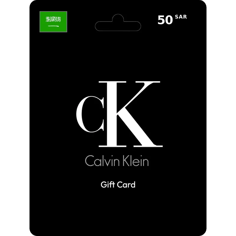 Buy Calvin Klein Gift Card 50 SAR SAUDI ARABIA - Instant Delivery | Aussui