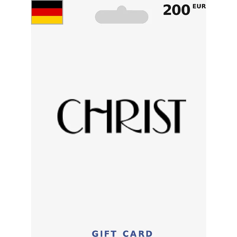 Buy CHRIST Gift Card 200 EUR GERMANY - Instant Delivery | Aussui