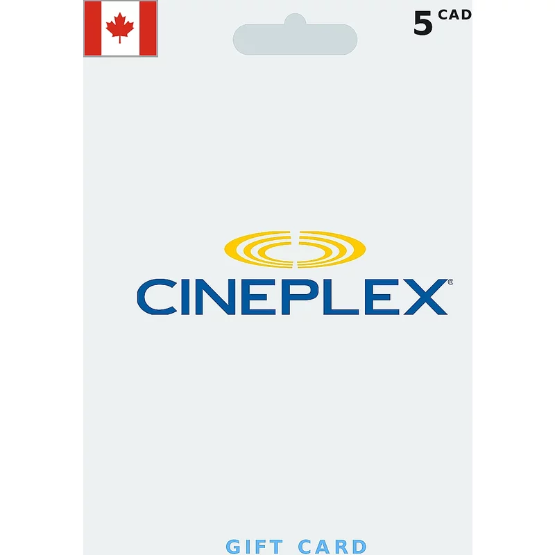 Buy Cineplex Gift Card 5 CAD CANADA - Instant Delivery | Aussui