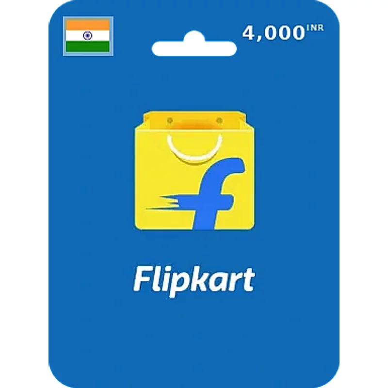 Buy Flipkart Gift Card 4000 INR INDIA - Instant Delivery | Aussui