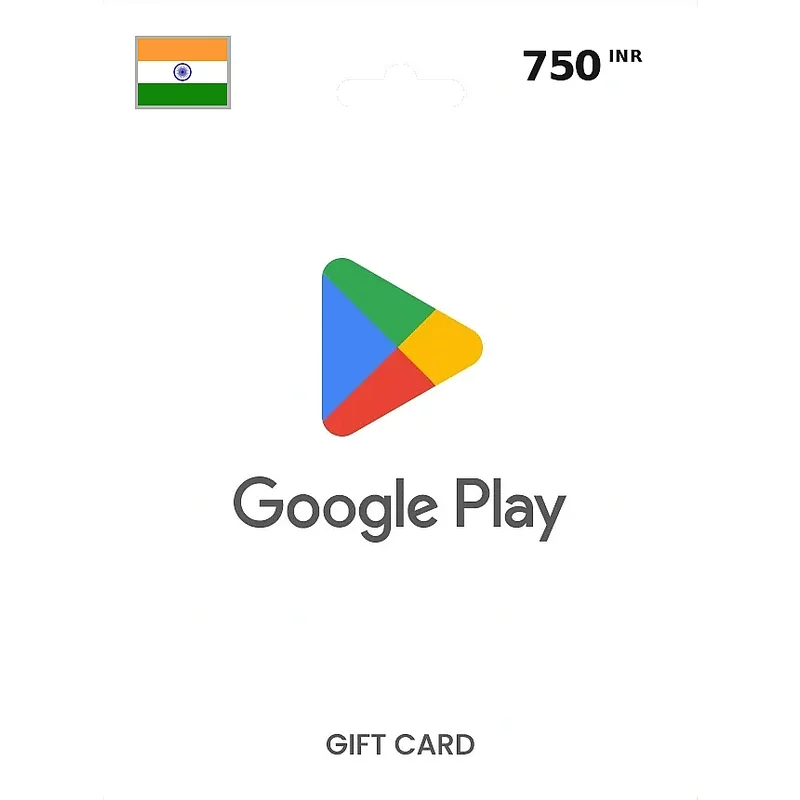 Buy Google Play Gift Card 750 INR INDIA - Instant Delivery | Aussui
