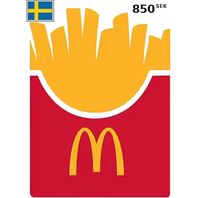 Buy McDonalds Gift Card 850 SEK SWEDEN - Instant Delivery | Aussui