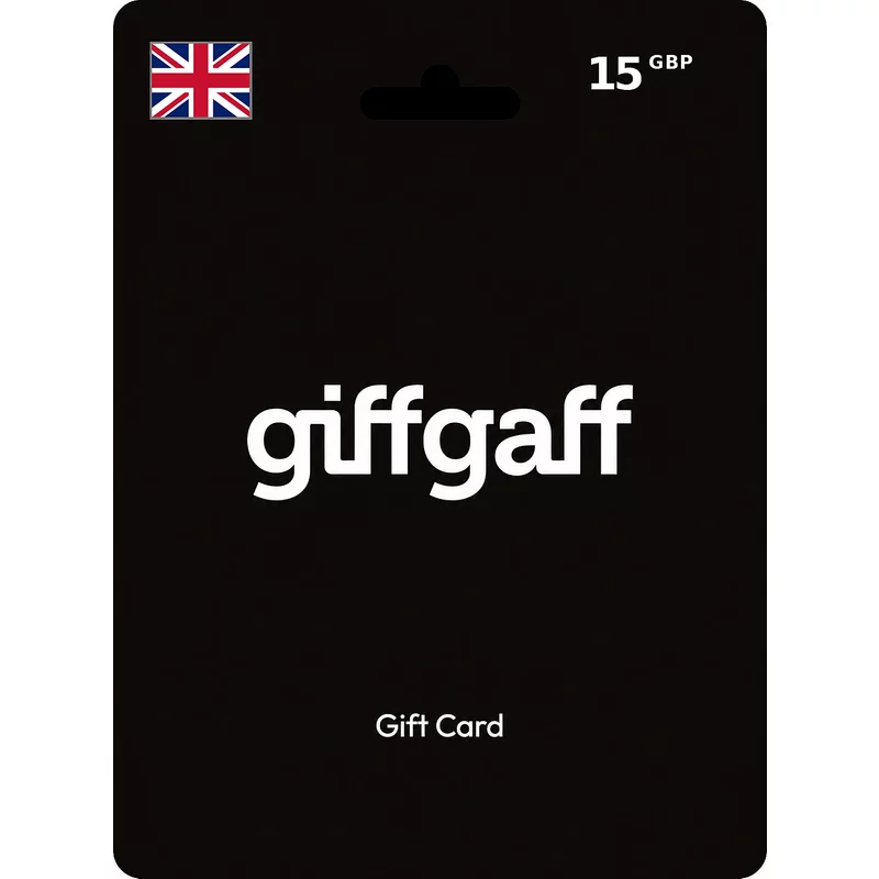 Giff Gaff Gift Card 15 GBP (UK) – Instant Code | Aussui