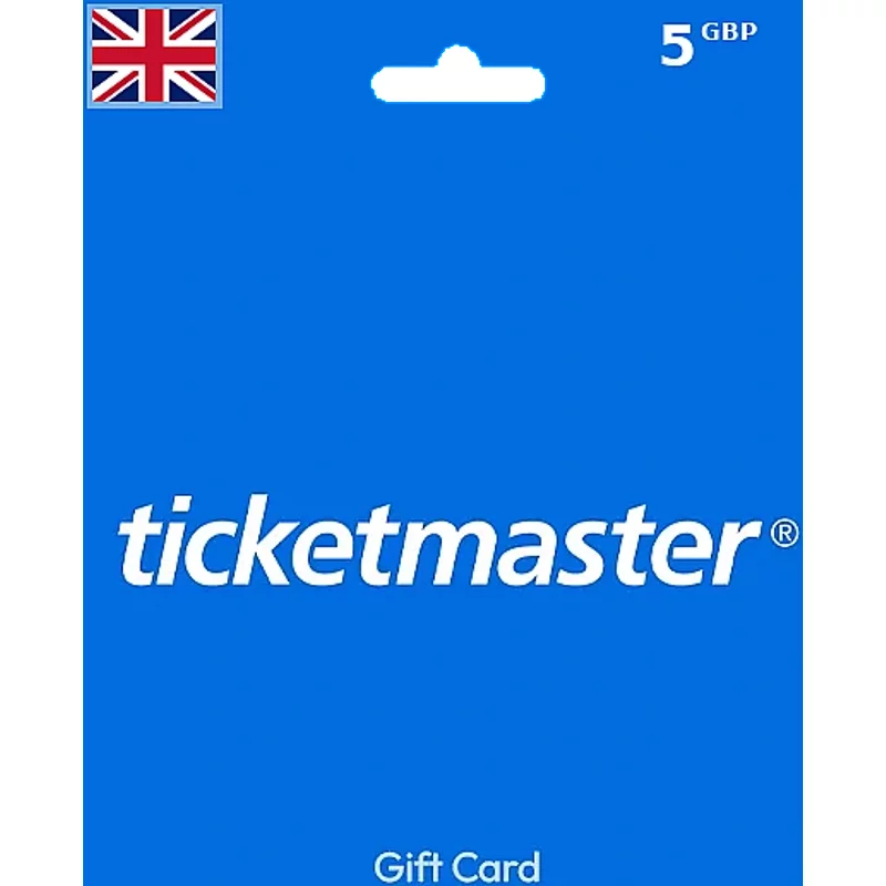 Buy Ticketmaster Gift Card 5 GBP UNITED KINGDOM - Instant Delivery | Aussui