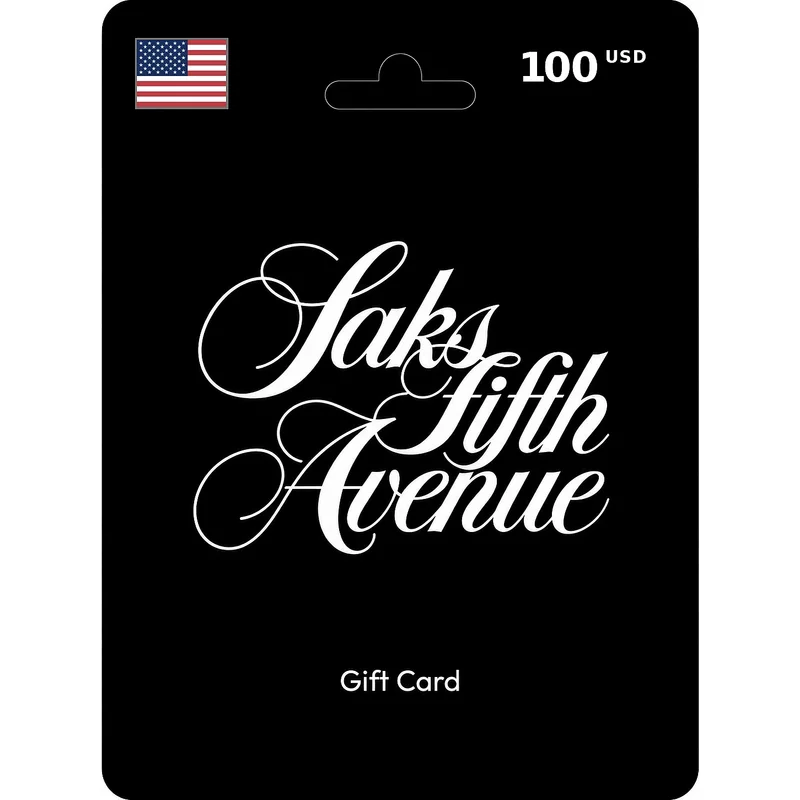 Buy Saks Fifth Avenue Gift Card 100 USD | Instant Delivery
