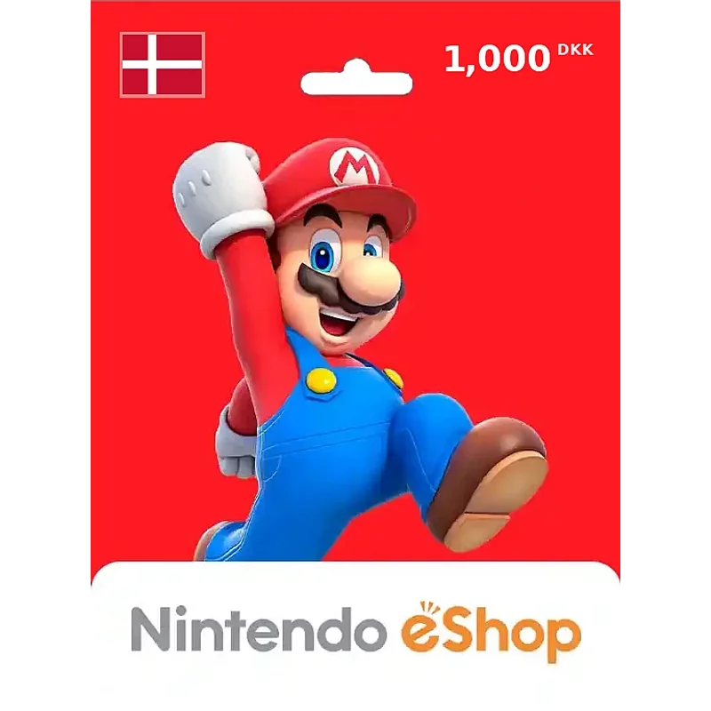 Buy Nintendo Gift Card 1000 DKK DENMARK - Instant Delivery | Aussui