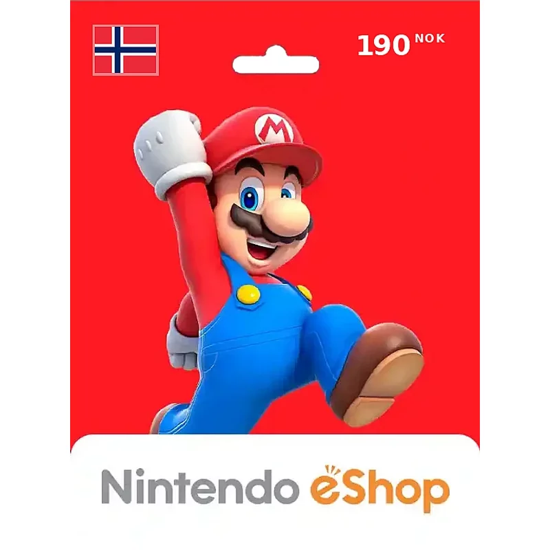 Buy Nintendo Gift Card 190 NOK NORWAY - Instant Delivery | Aussui