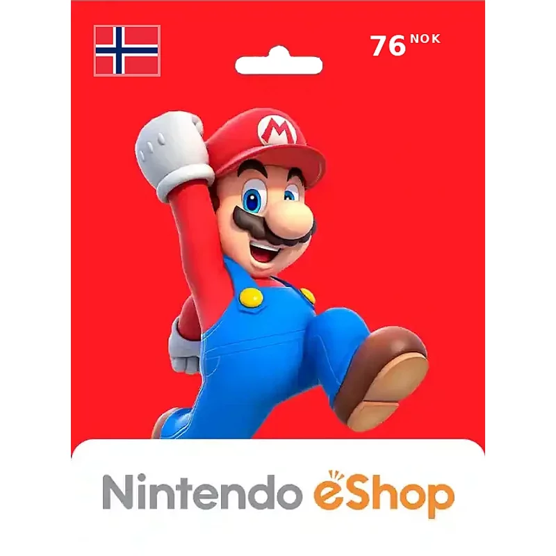 Buy Nintendo Gift Card 76 NOK NORWAY - Instant Delivery | Aussui