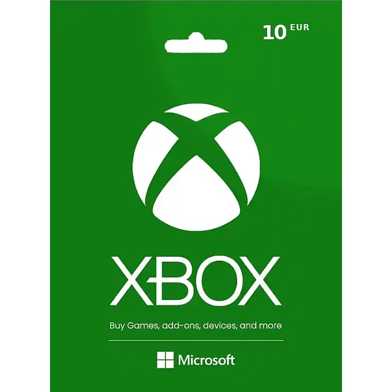 Xbox Live Gift Card €10 Europe — instant email delivery