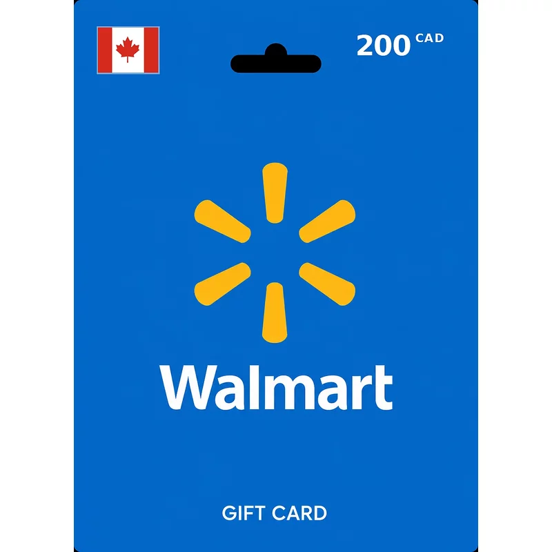 Walmart Gift Card 200 CAD (Canada) โ Instant Code | Aussui