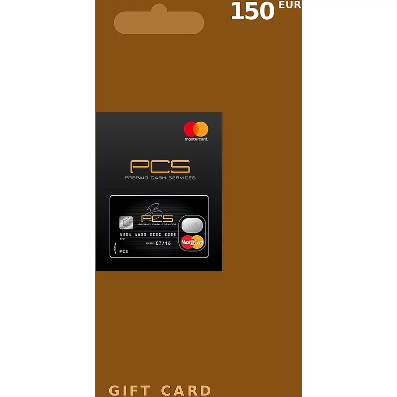 Buy PCS Mastercard EU Gift Card 150 EUR EUROPE - Instant Delivery | Aussui