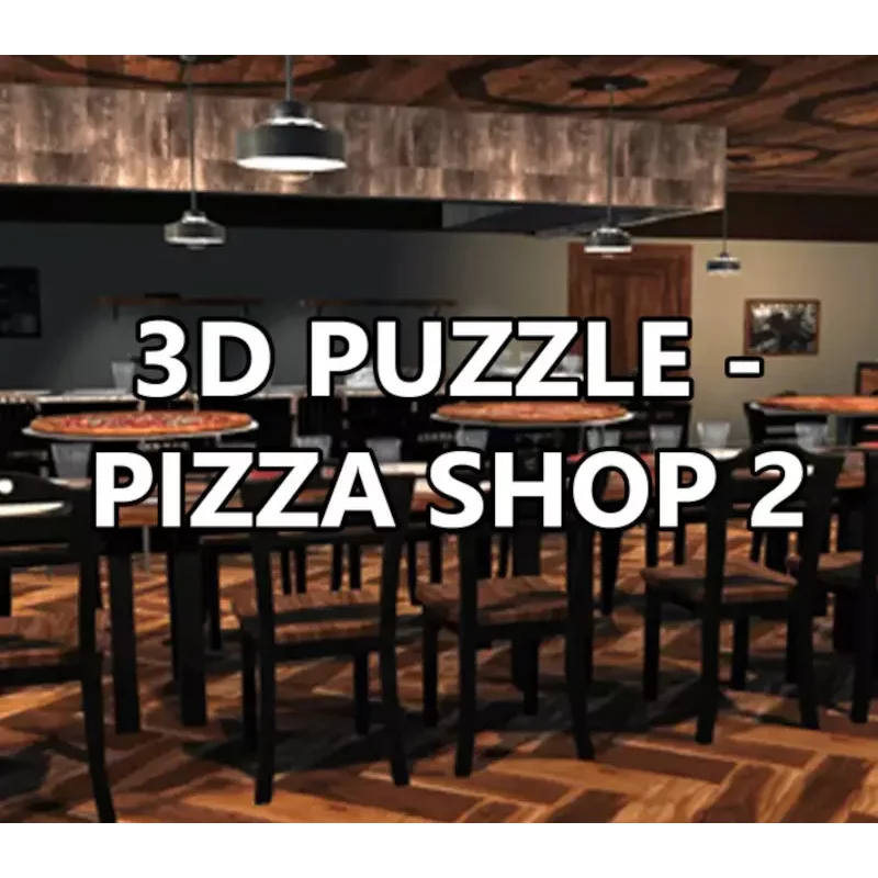 Engaging 3D Puzzle Game - 3D PUZZLE - Pizza Shop 2 PC Steam