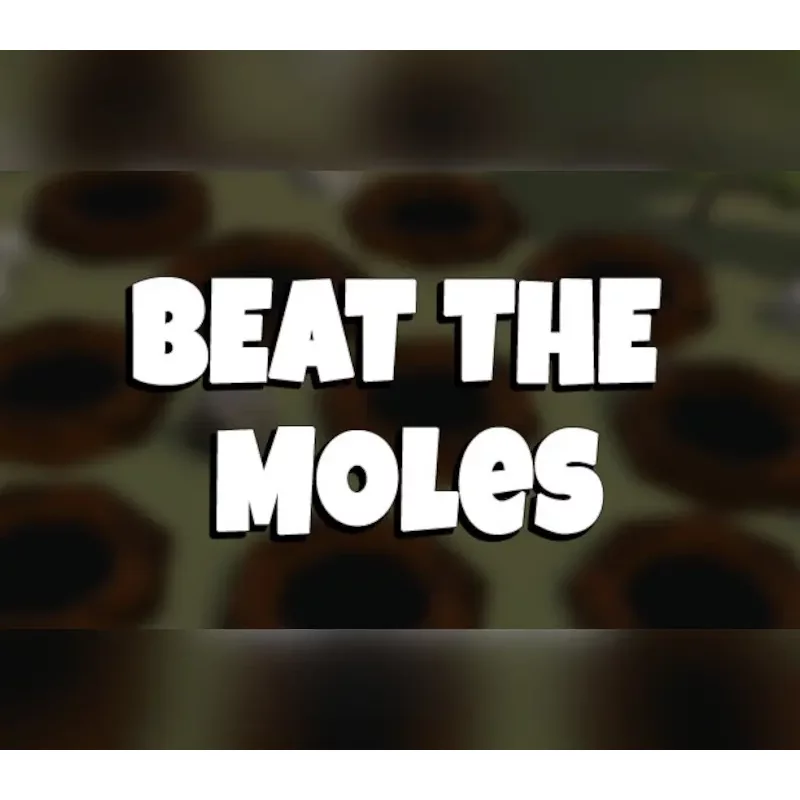 Beat The Moles Steam CD Key - Fast-paced Casual Arcade Game