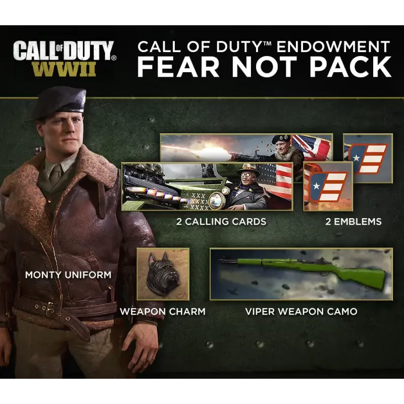 Call of Duty: WWII Fear Not Pack DLC | Support Veterans on Steam