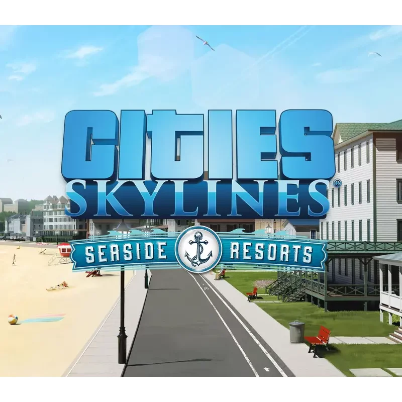 Cities: Skylines Seaside Resorts DLC - Vintage Beach City Si