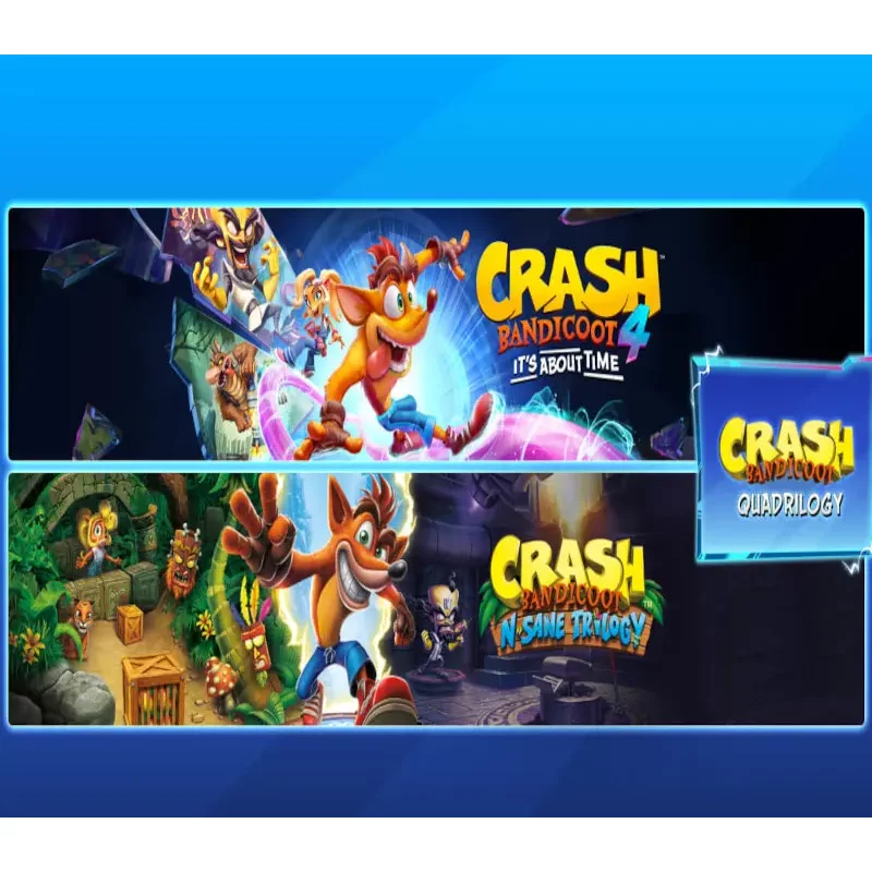 Buy Crash Bandicoot Quadrilogy | Instant Delivery | Best Price