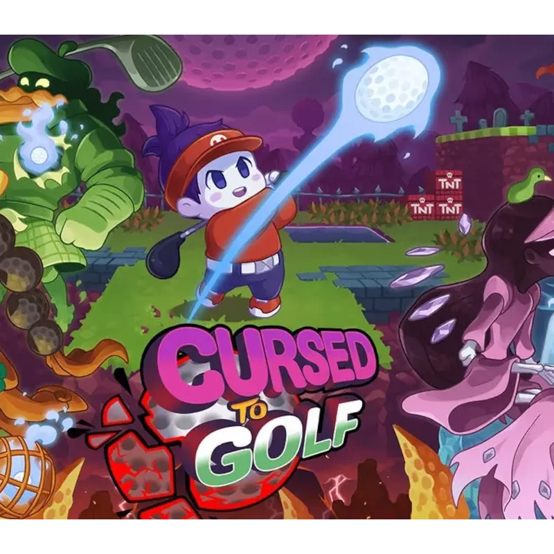 Cursed to Golf EU PC GOG CD Key - Roguelike Golfing Adventur