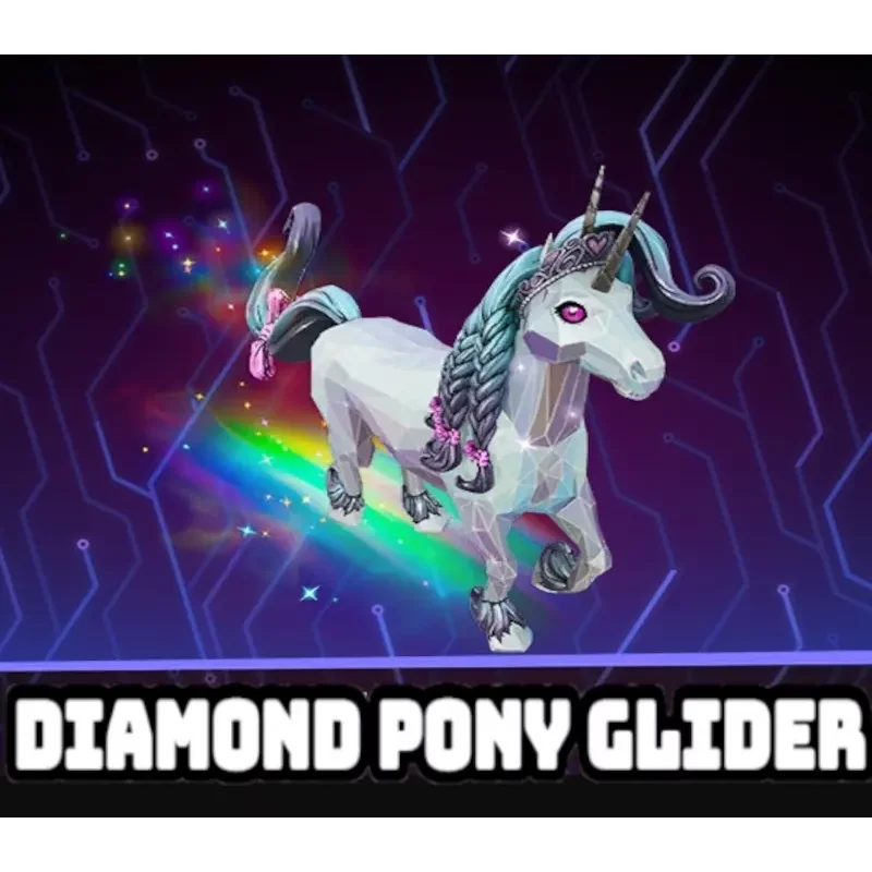 Fortnite Diamond Pony Glider DLC for Epic Games EU PC Activa