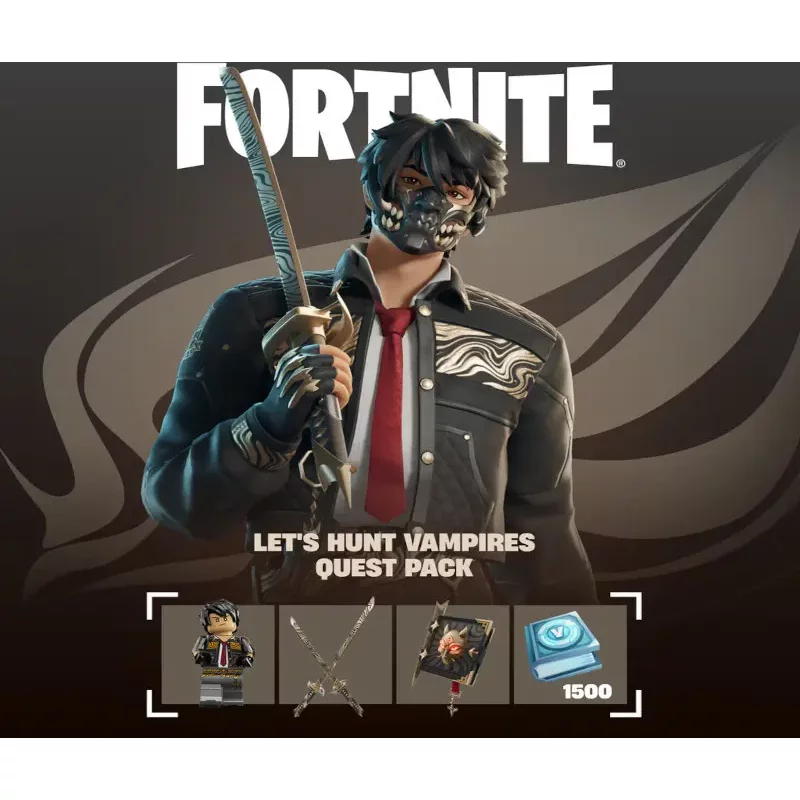 Fortnite Let's Hunt Vampires Quest Pack DLC - Exclusive EU X