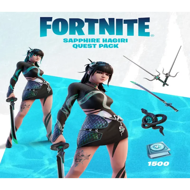 Fortnite Sapphire Hagiri Quest Pack DLC for Xbox Series X|S