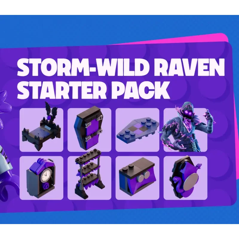 Fortnite Storm-Wild Raven Starter Pack DLC for Xbox One/Xbox