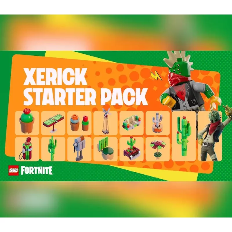 Fortnite Xerick Starter Pack DLC - Exclusive LEGO Outfit & D