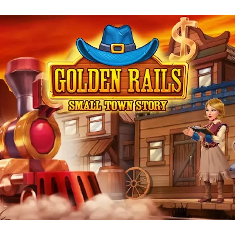 Golden Rails: Small Town Adventure Railroad Game - Steam CD