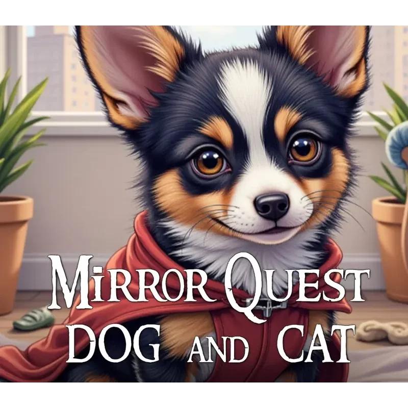 Mirror Quest Dog and Cat - Engaging Spot-the-Difference Game