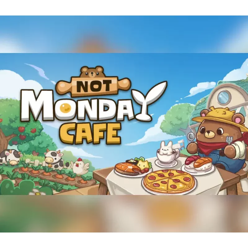 Not Monday Cafe PC Steam CD Key - Cozy Idle Cafe Management