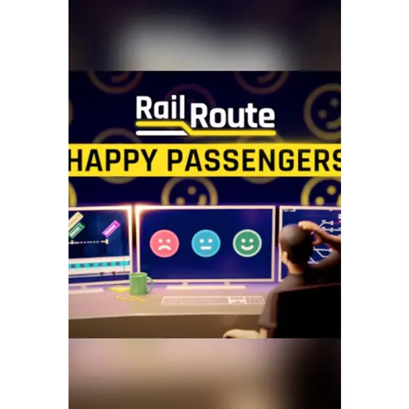 Rail Route Happy Passengers DLC - Manage Your Rail Network E