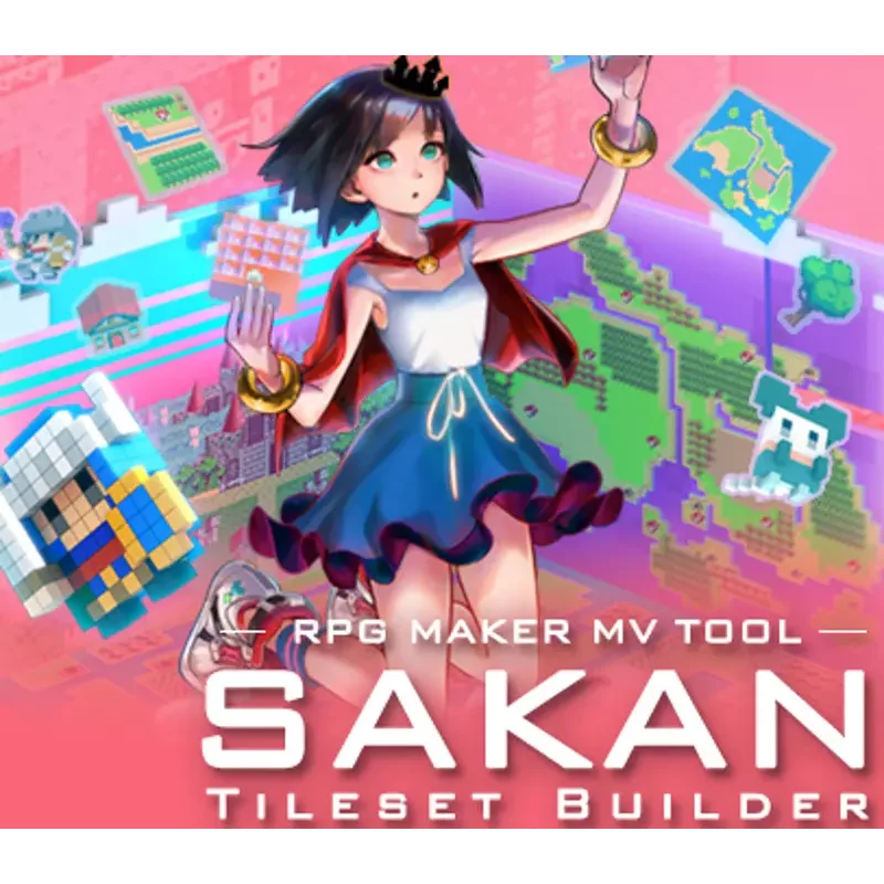 RPG Maker MV SAKAN DLC - Craft Unique Tilesets for RPG Games