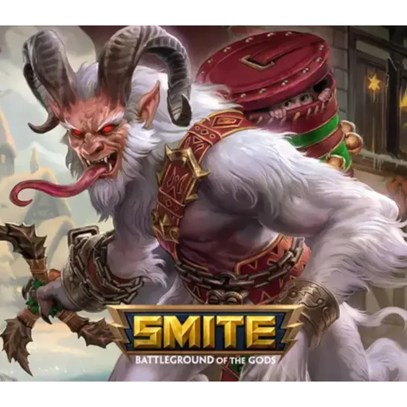 SMITE Krampus Cernunnos Skin - Festive Celtic God Skin for A