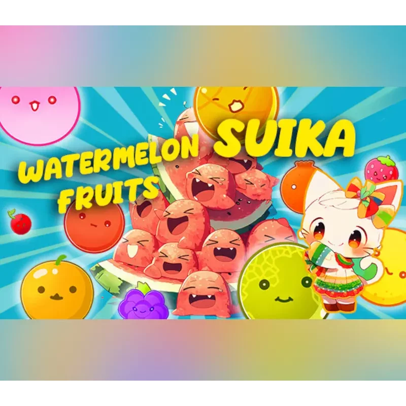Suika Watermelon Fruits PC Steam CD Key - Addictive Fruit Pu
