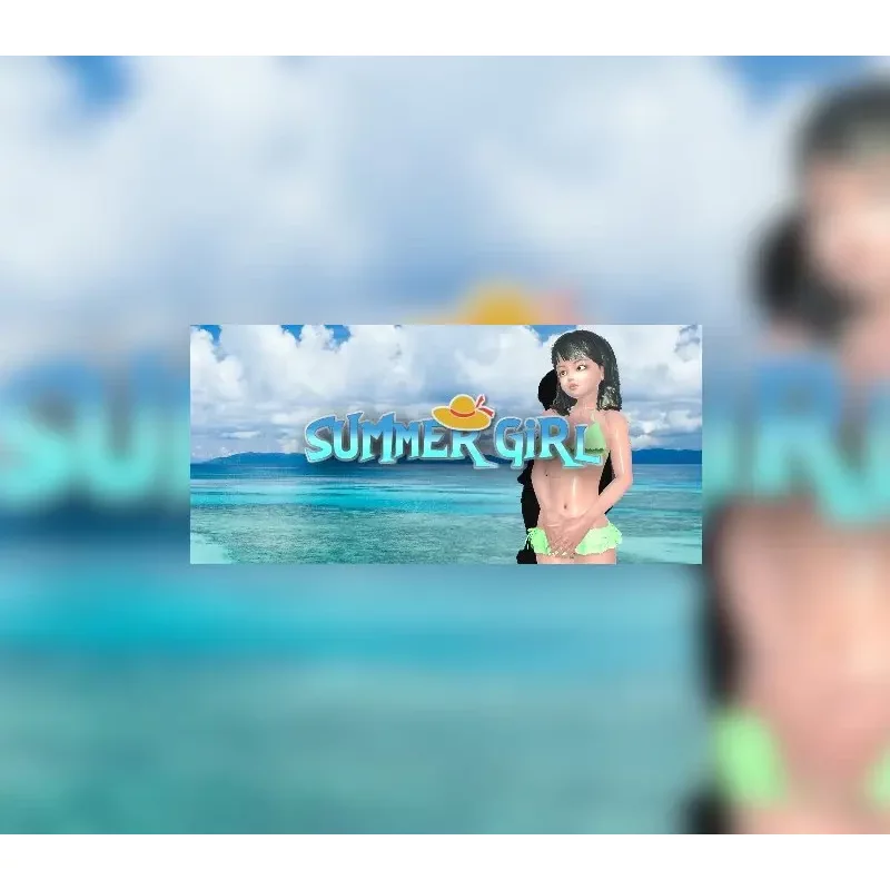 Summer Girl PC Steam CD Key - Virtual Girl Desktop Game