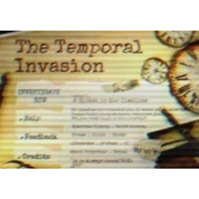 Unravel Mysteries in The Temporal Invasion | Adventure Game Key