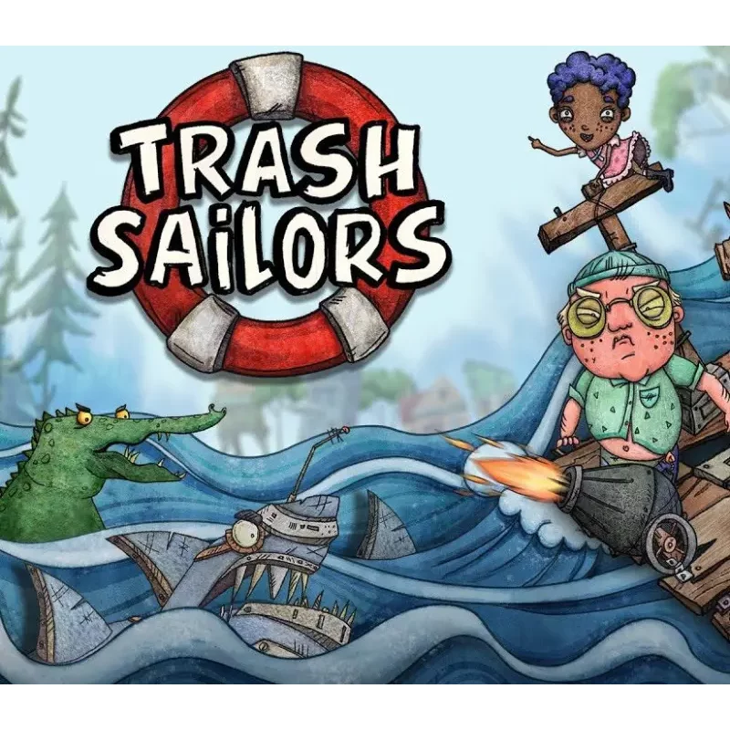 Trash Sailors RU/CIS Steam CD Key - Co-op Sailing Adventure Game
