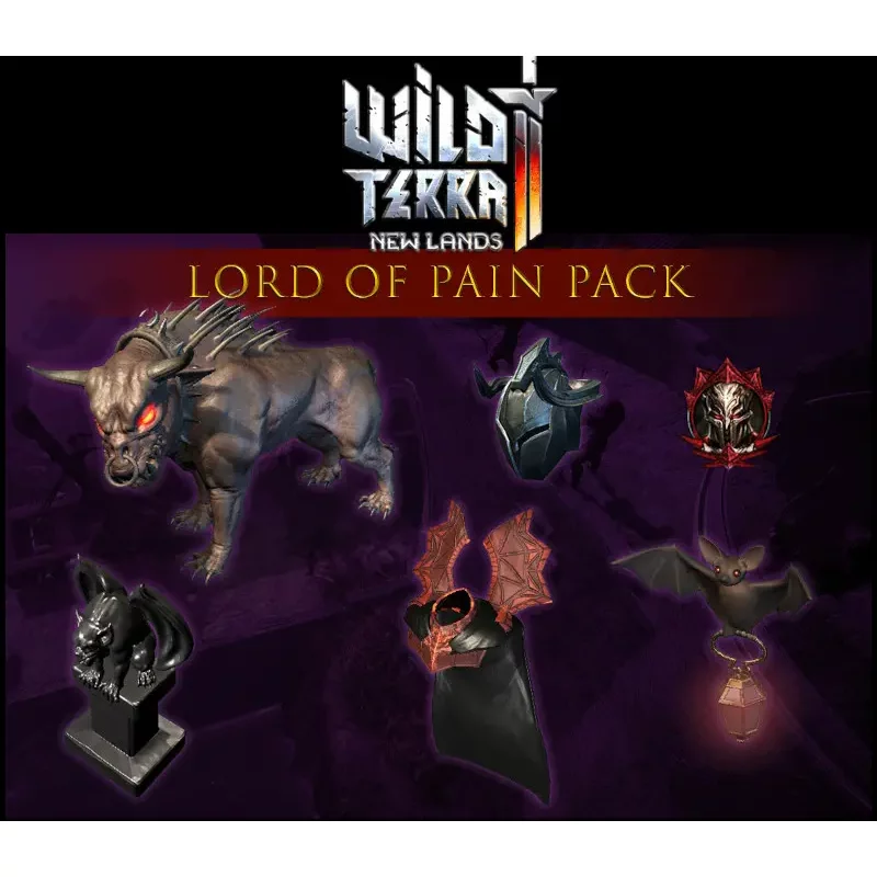 Wild Terra 2: New Lands Lord of Pain Pack DLC - Exclusive In