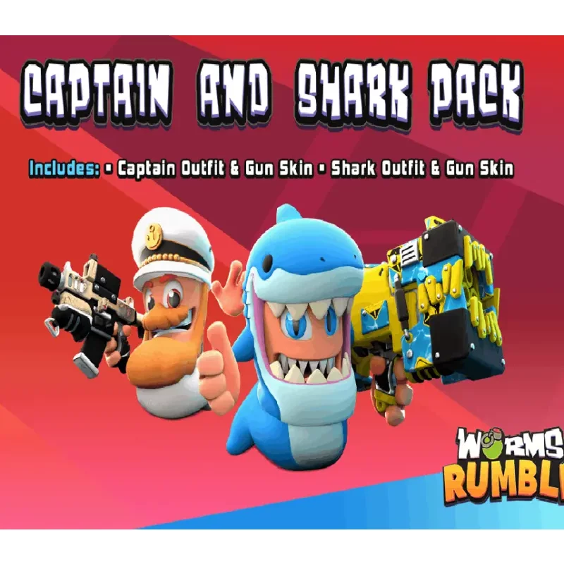 Buy Worms Rumble - Captain & Shark Double Pack DLC PC Steam