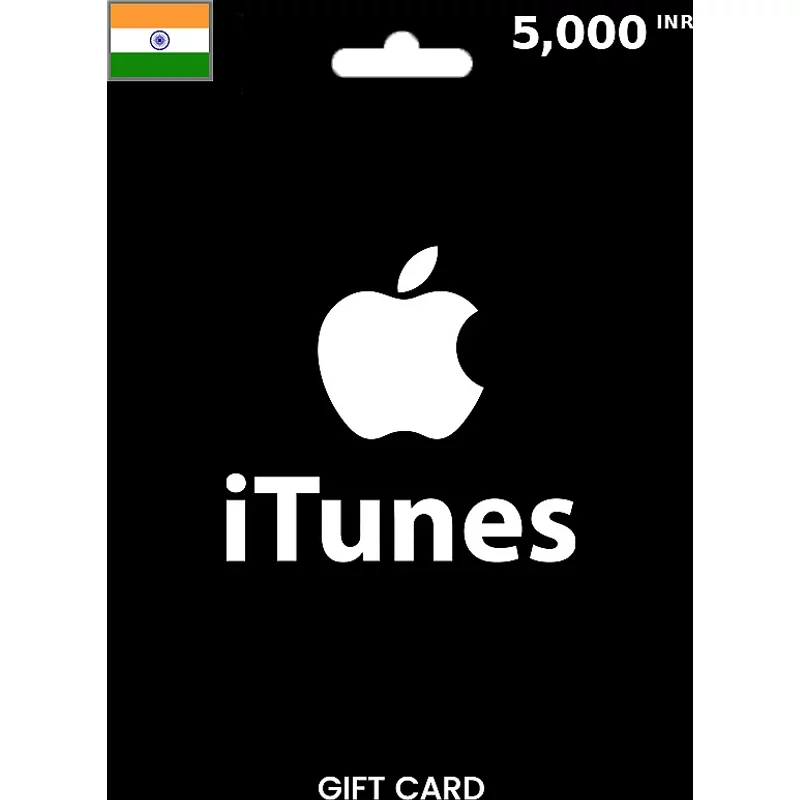 Apple iTunes Gift Card 5000 INR (India) – Code | Aussui