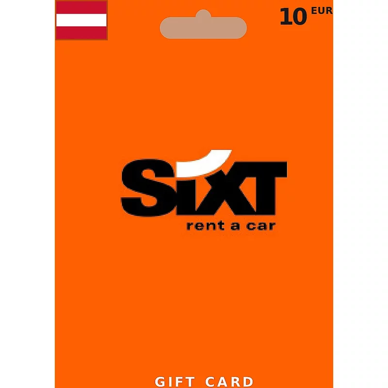 Buy Sixt Rent a Car Gift Card 10 EUR AUSTRIA - Instant Delivery | Aussui