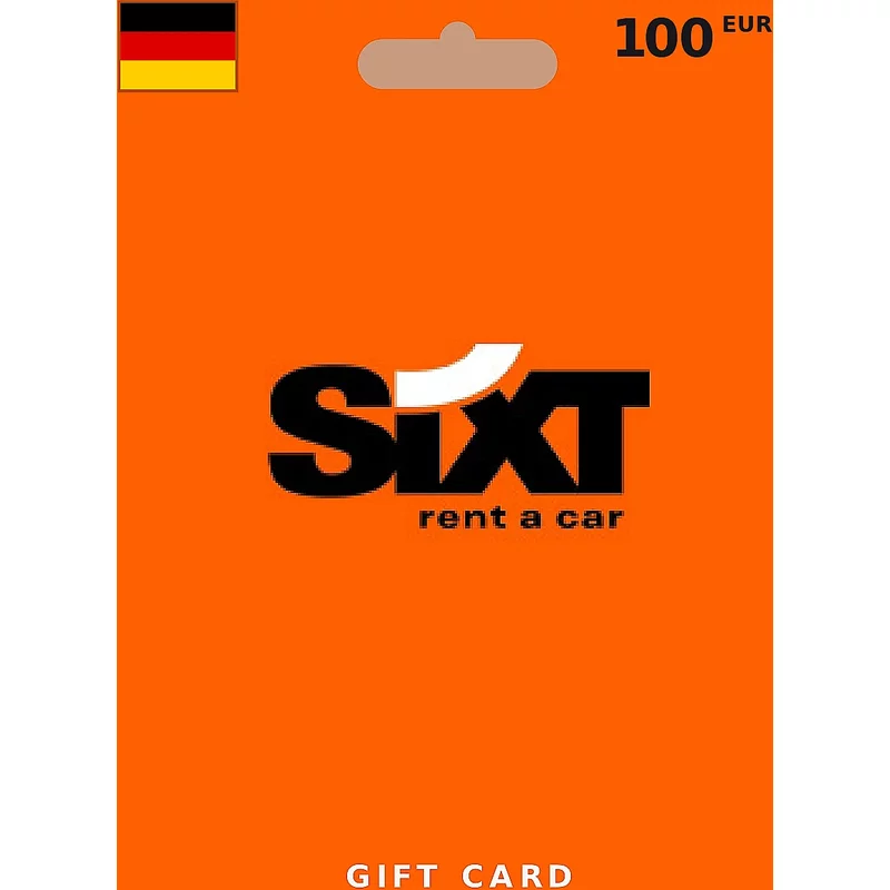 Buy Sixt Rent A Car (DE+AT) Gift Card 100 EUR GERMANY - Instant Delivery | Aussui